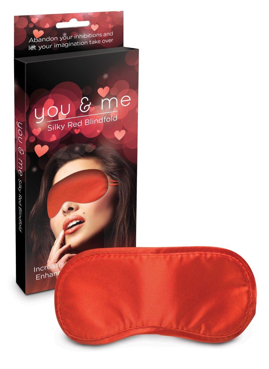 You & Me Silky Red Blindfold - Love It Wet