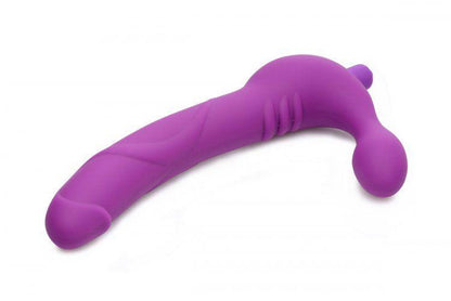 Royal Revolver Vibrating Strapless Strap- on Dildo - Purple - Love It Wet