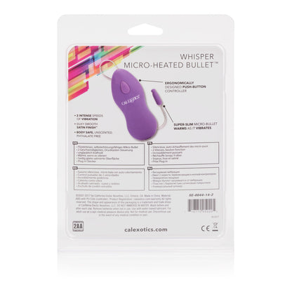 Whisper Micro Heated Bullet - Purple - Love It Wet