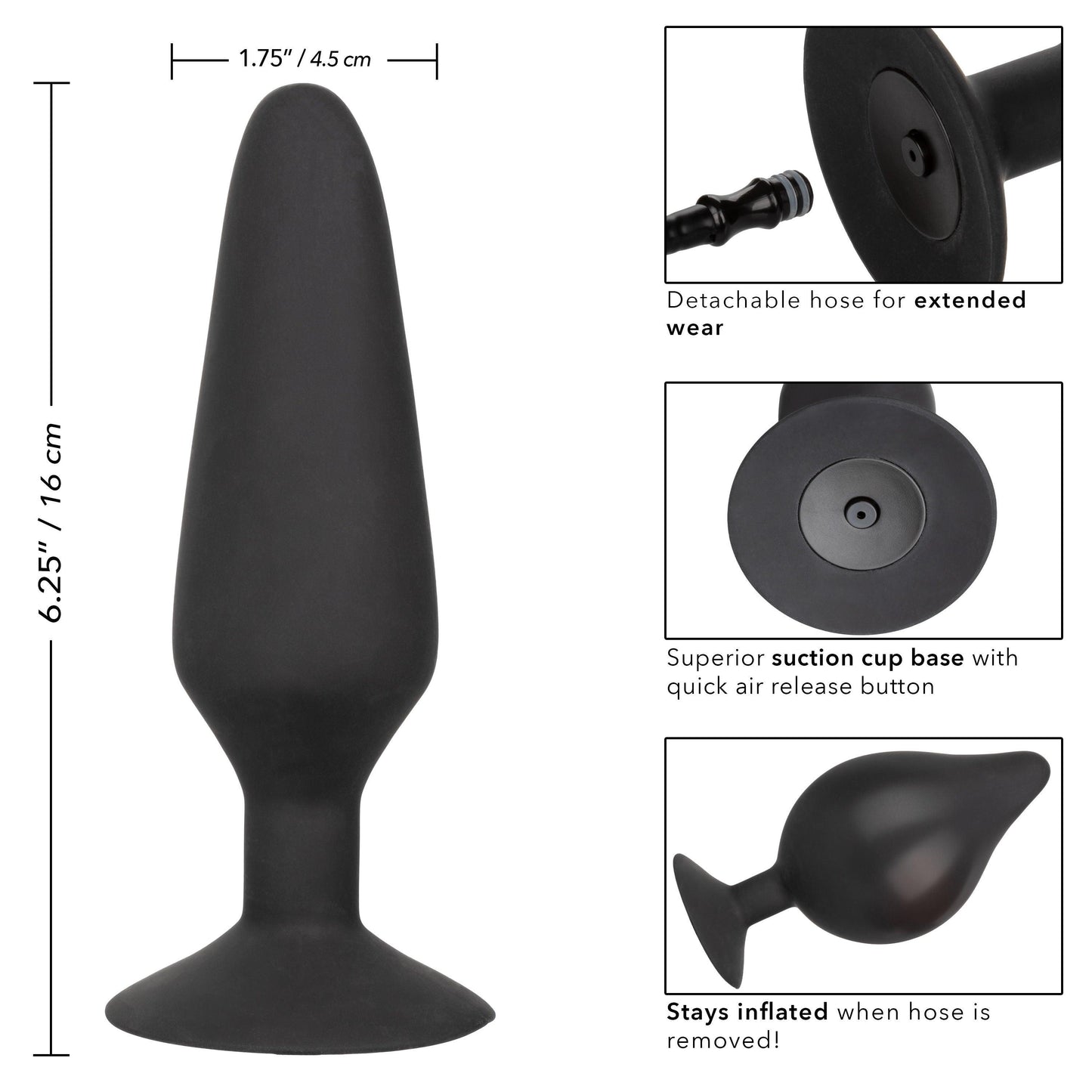 Xl Silicone Inflatable Plug - Love It Wet