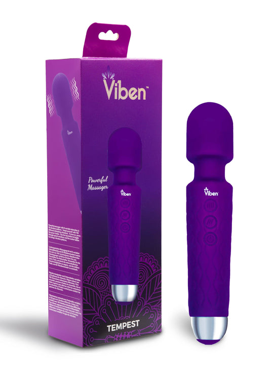 Tempest - Intense Wand Massager - Violet - Love It Wet