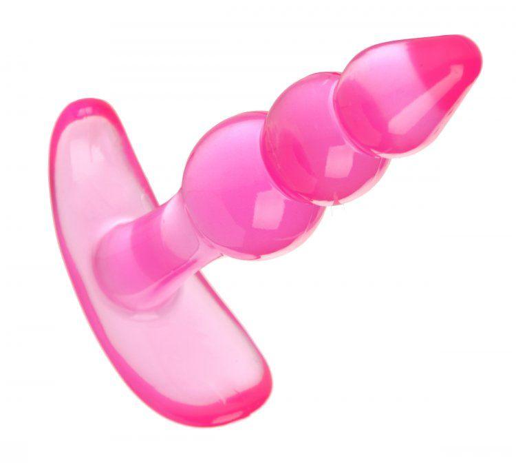 Bubbles Bumpy Starter Anal Plug - Pink - Love It Wet