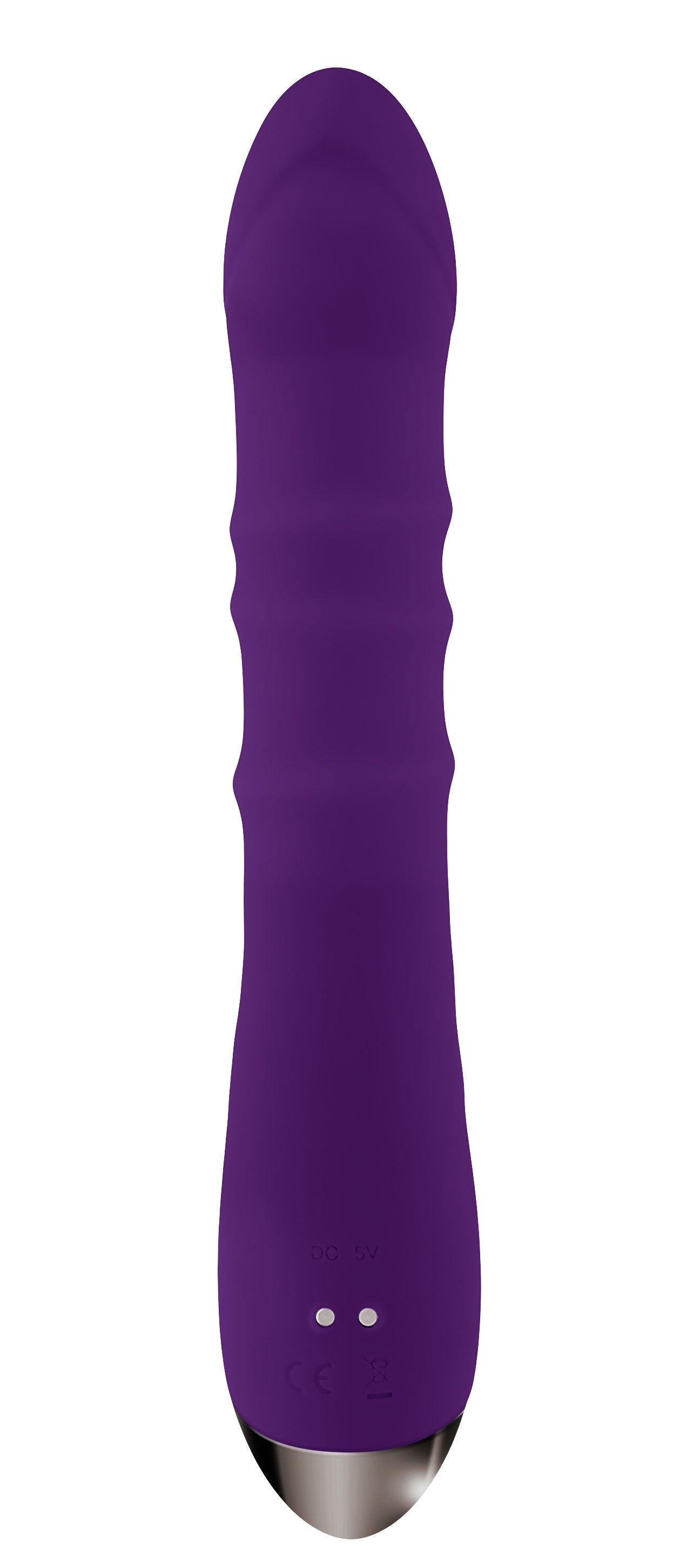 Playboy Pleasure - Hop to It - Rabbit Vibrator - Dark Purple - Love It Wet