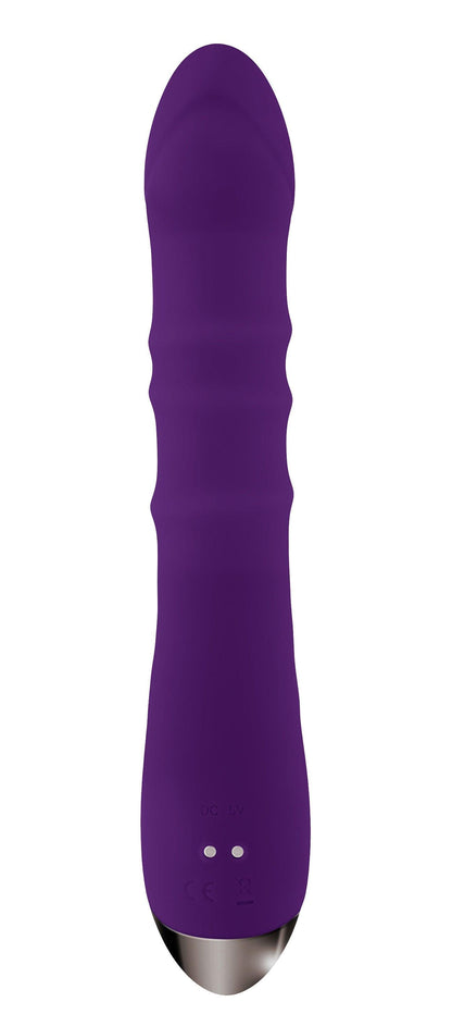 Playboy Pleasure - Hop to It - Rabbit Vibrator - Dark Purple - Love It Wet