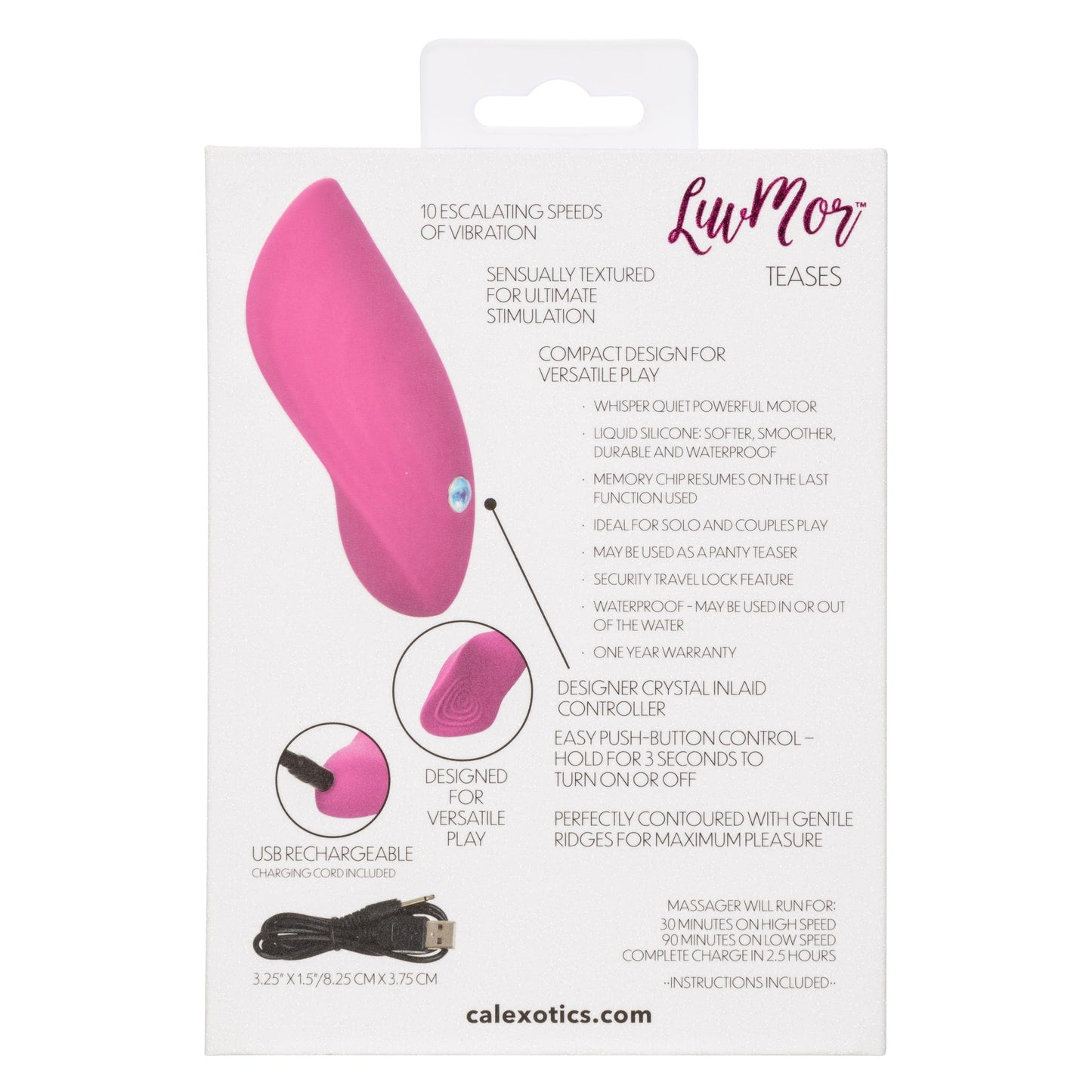 Luvmor Teases - Pink - Love It Wet