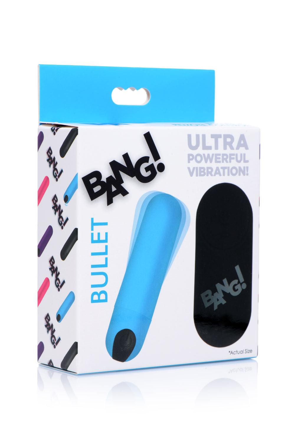 Bang Vibrating Bullet With Remote Control - Black - Love It Wet