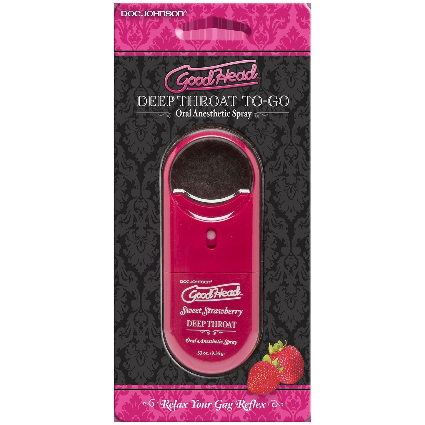 Good Head to Go Deep Throat Spray - Sweet Strawberry - Love It Wet