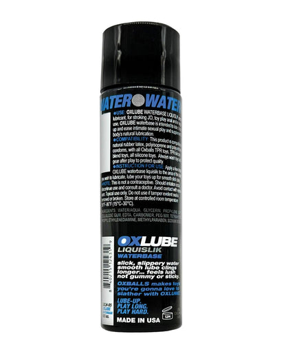 Oxlube Waterbased 4.4 Oz - Love It Wet