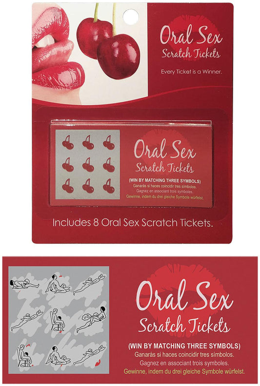 Oral Sex Scratch Tickets - Love It Wet