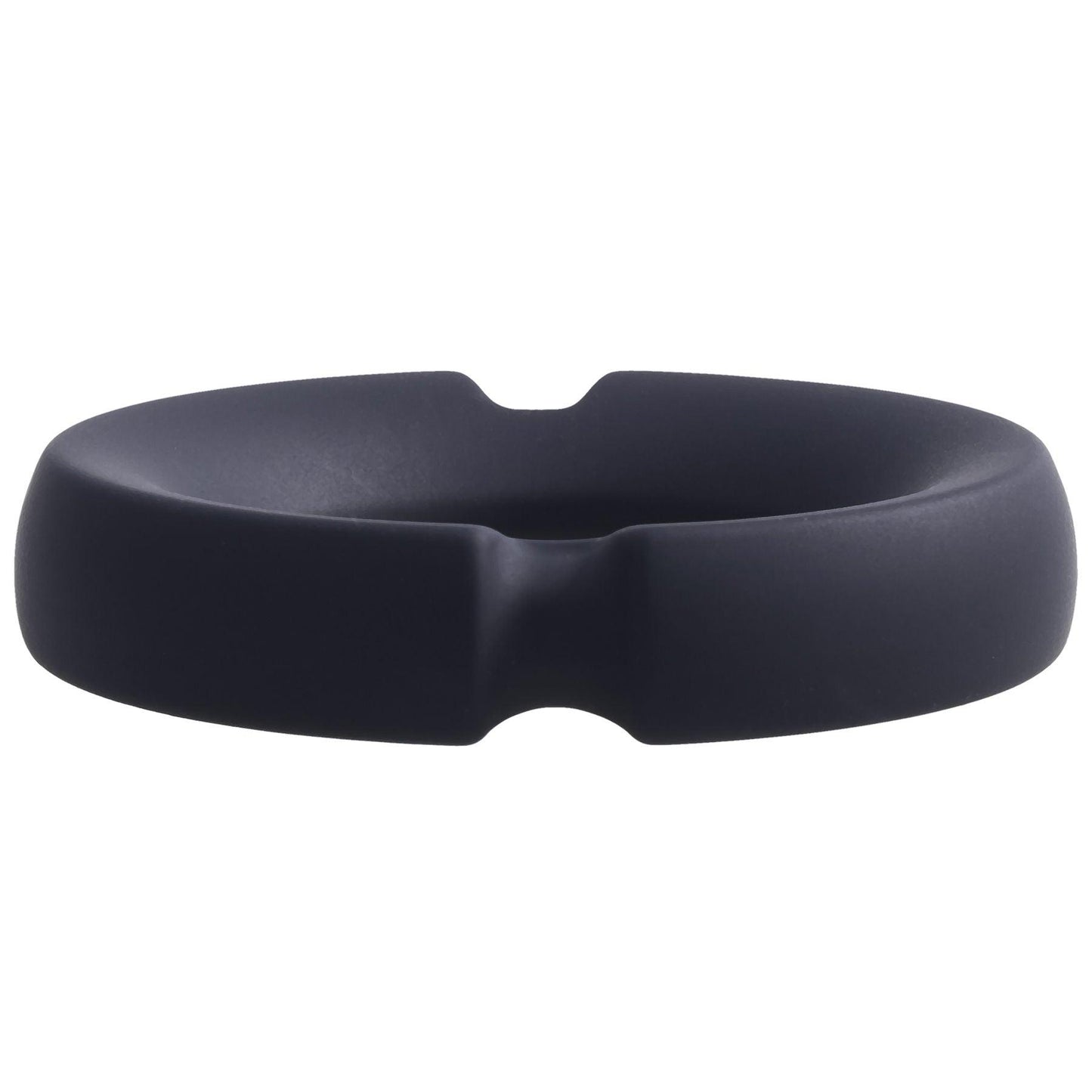 Merci - the Paradox - Silicone Covered Metal Cock Ring - 35mm - Black - Love It Wet