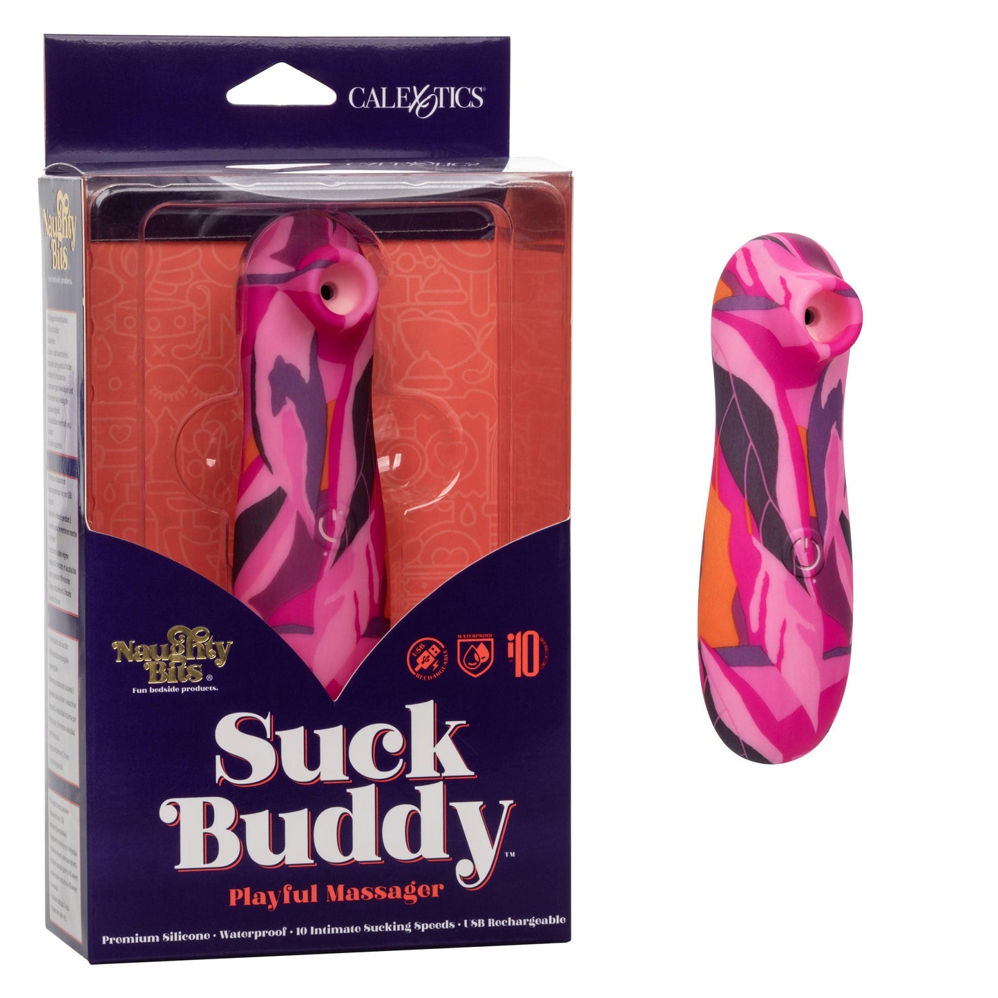 Naughty Bits Suck Buddy Playful Massager - Love It Wet