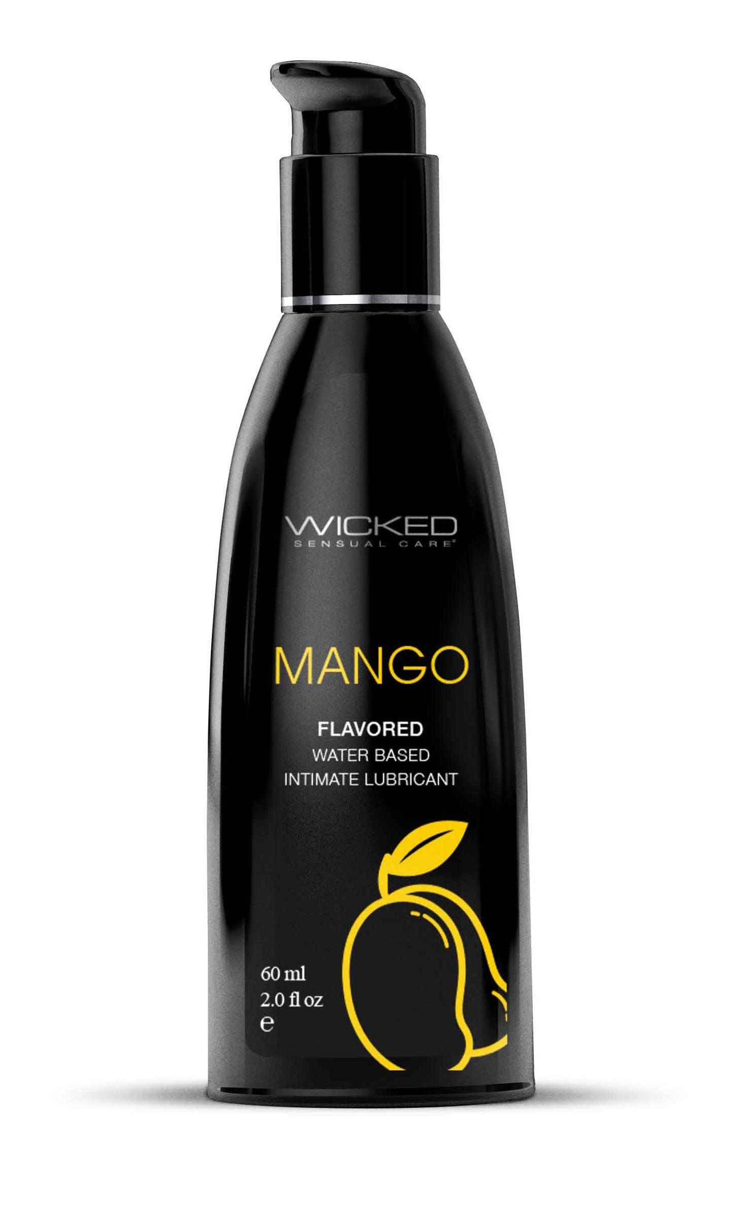 Aqua Mango Flavored Water Based Intimate Lubricant - 2 Fl. Oz. - Love It Wet