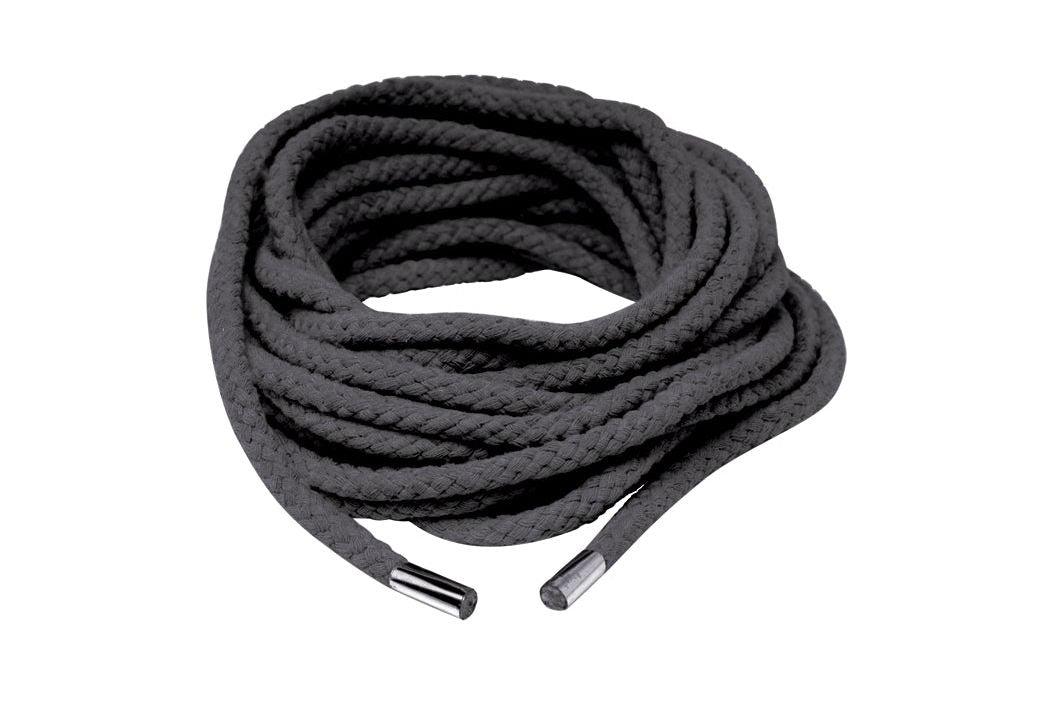 Fetish Fantasy Series Japanese Silk Rope - Black - Love It Wet
