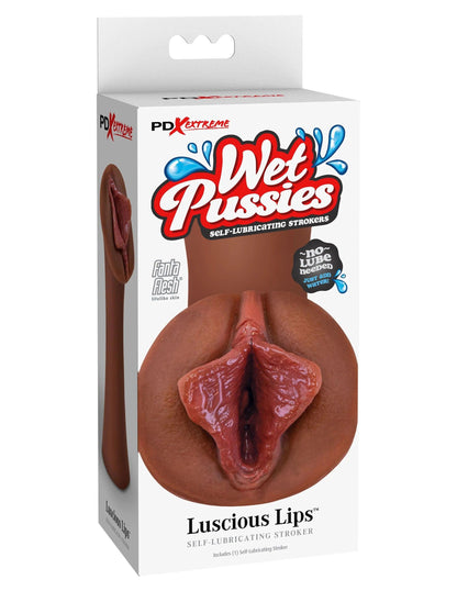 Extreme Wet Pussies - Luscious Lips - Brown - Love It Wet