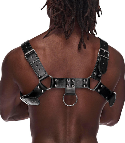 Aries Leather Harness - One Size - Black - Love It Wet