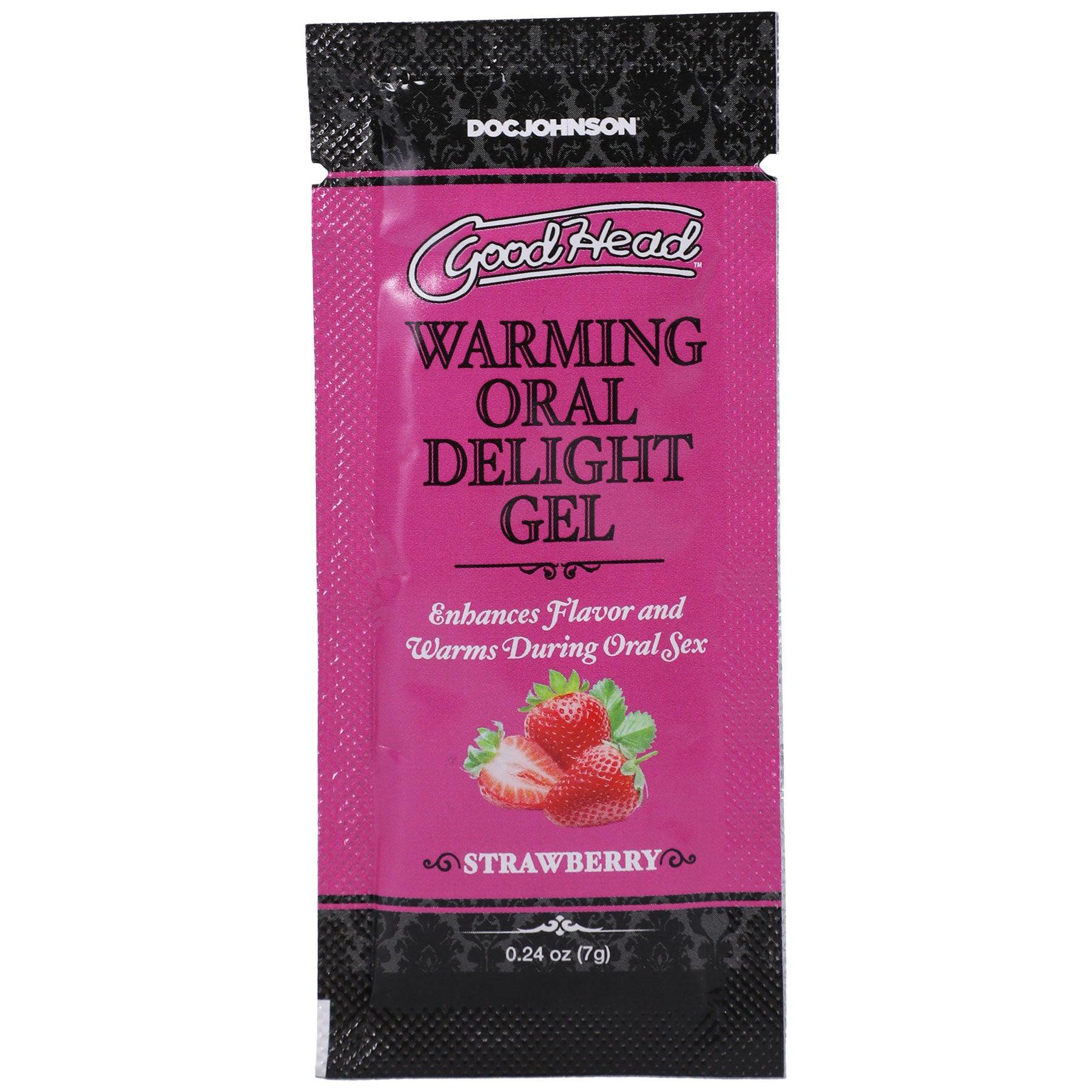 Goodhead - Warming Oral Delight Gel - Strawberry - 0.24 Oz - Love It Wet