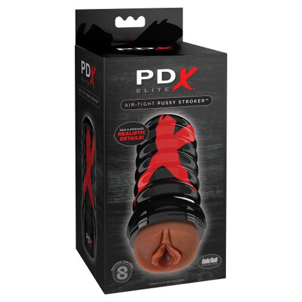 Air-Tight Pussy Stroker - Brown - Love It Wet