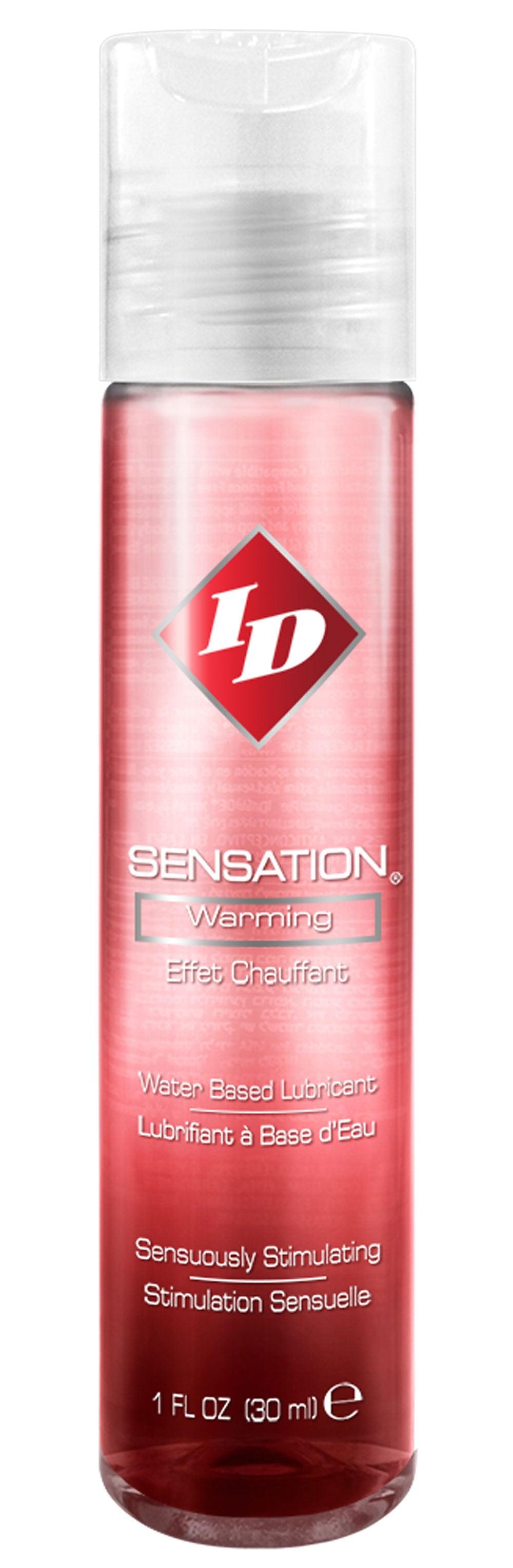 ID Sensation Warming Water Based Lubricant 8.5 Oz - Love It Wet