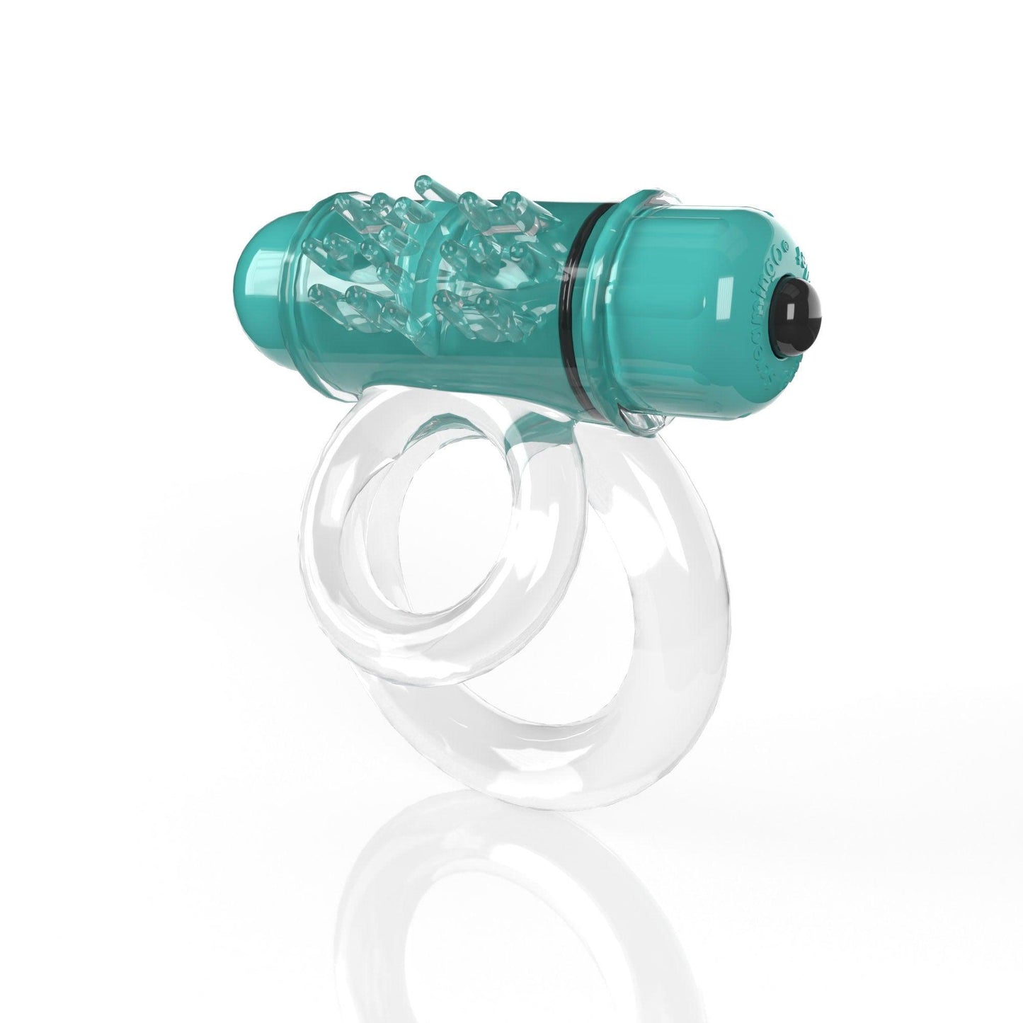 Screaming O 4t - Double O 6 Super Powered Vibrating Double Ring - Kiwi - Love It Wet