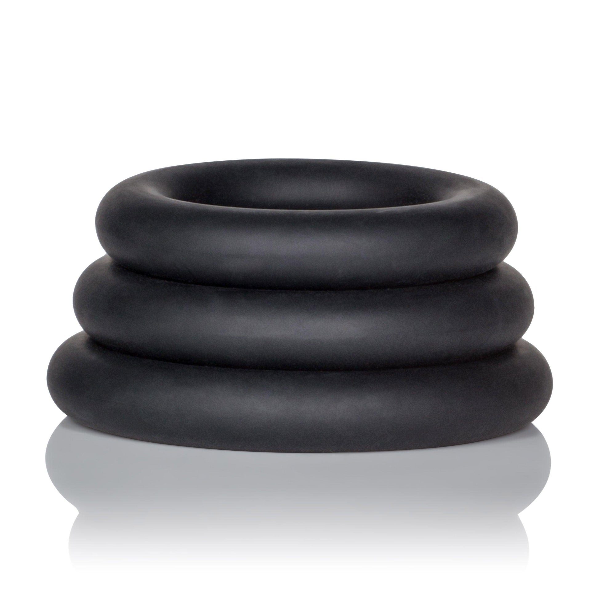 Dr. Joel Kaplan Silicone Support Rings - Black - Love It Wet