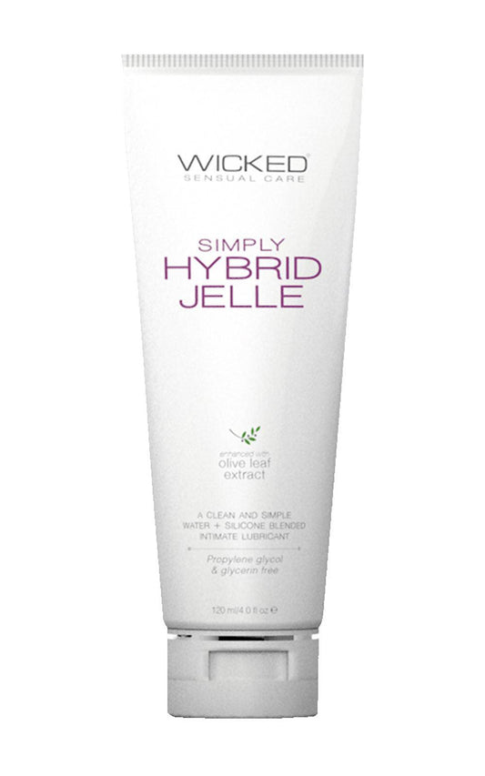 Simply Hybrid Jelle Fragrance Free Lubricant - 4 Fl. Oz. - Love It Wet