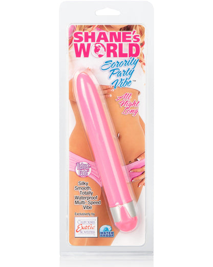 Shanes World Sorority Party Vibe All Night Long - Pink - Love It Wet