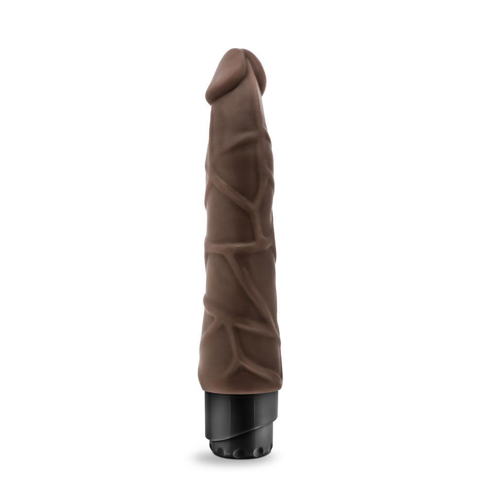 Dr. Skin - Cock Vibe 1 - 9 Inch Vibrating Cock - Chocolate - Love It Wet