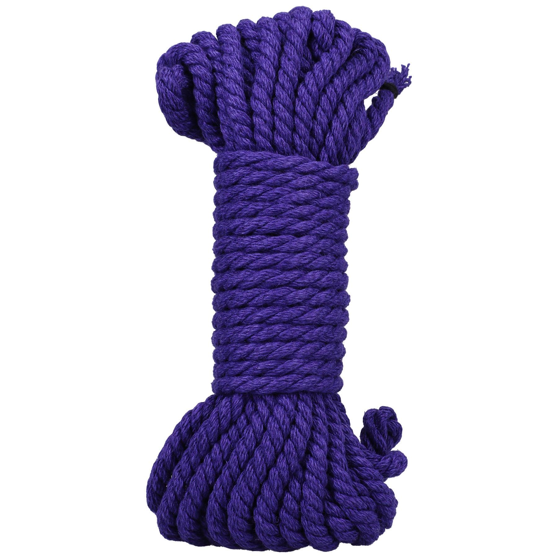 Merci - Bind and Tie - 6mm Hemp Bondage Rope - 30 Feet - Violet - Love It Wet