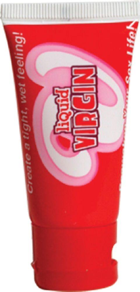 Liquid Virgin 1 Oz Bottle Hang Tab Box - Strawberry Scented - Love It Wet