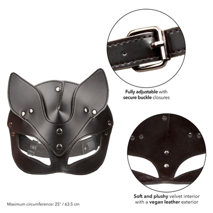 Euphoria Collection Cat Mask - Black - Love It Wet