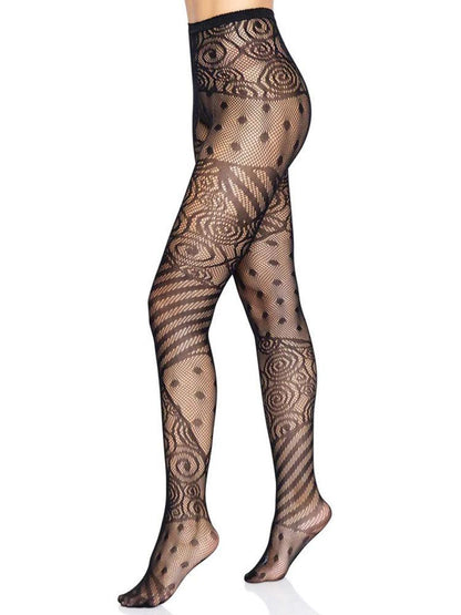 Doll Net Tights - One Size - Black - Love It Wet