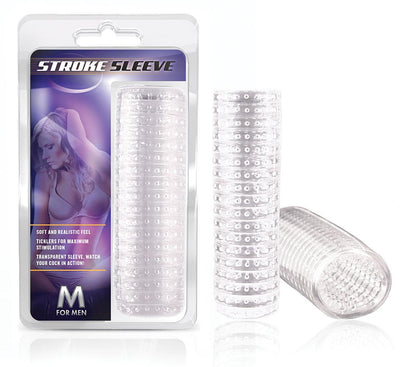 M for Men Stroke Sleeve - Clear - Love It Wet