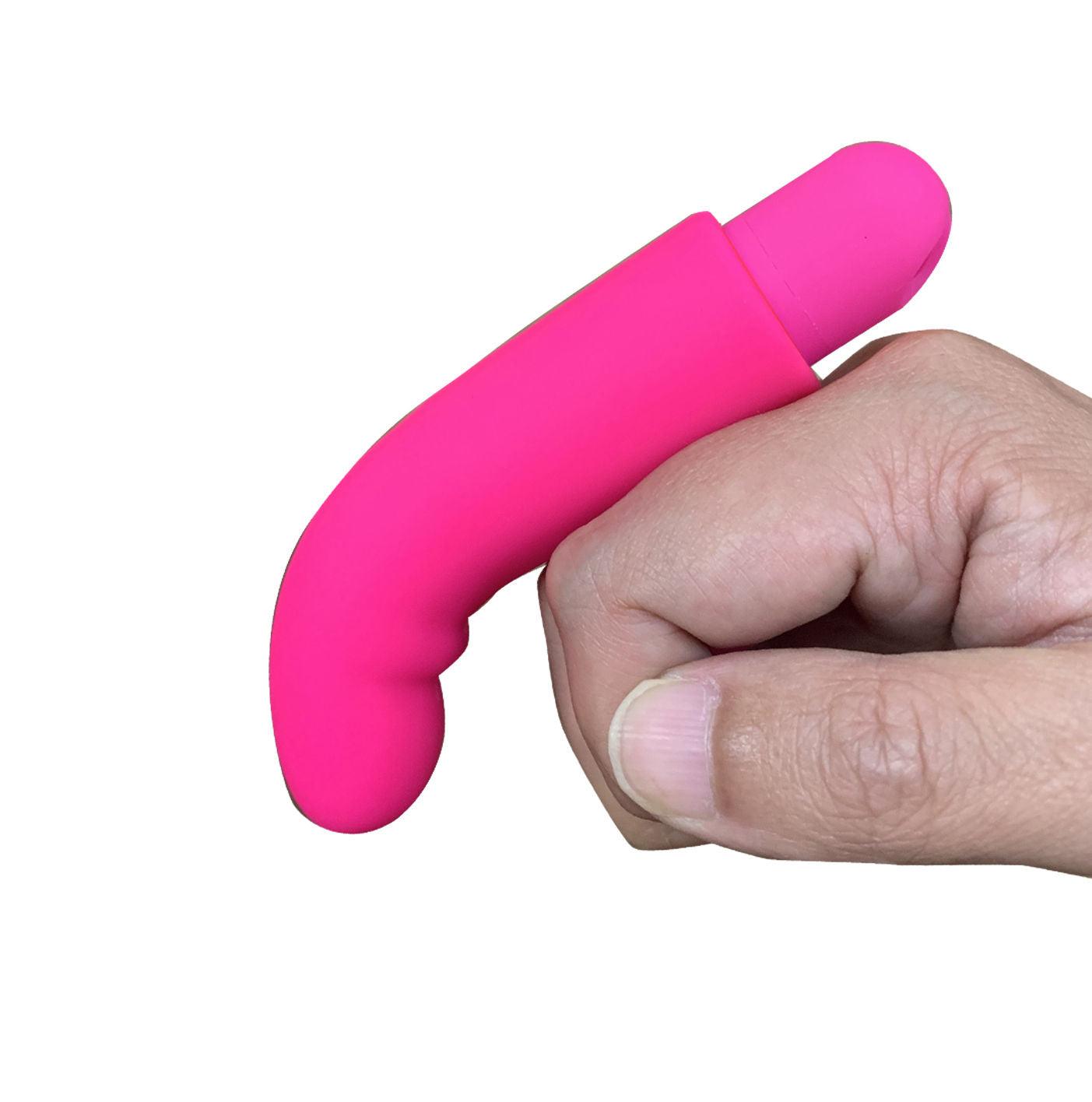 Sadie Silicone Finger Vibrator - Pink - Love It Wet