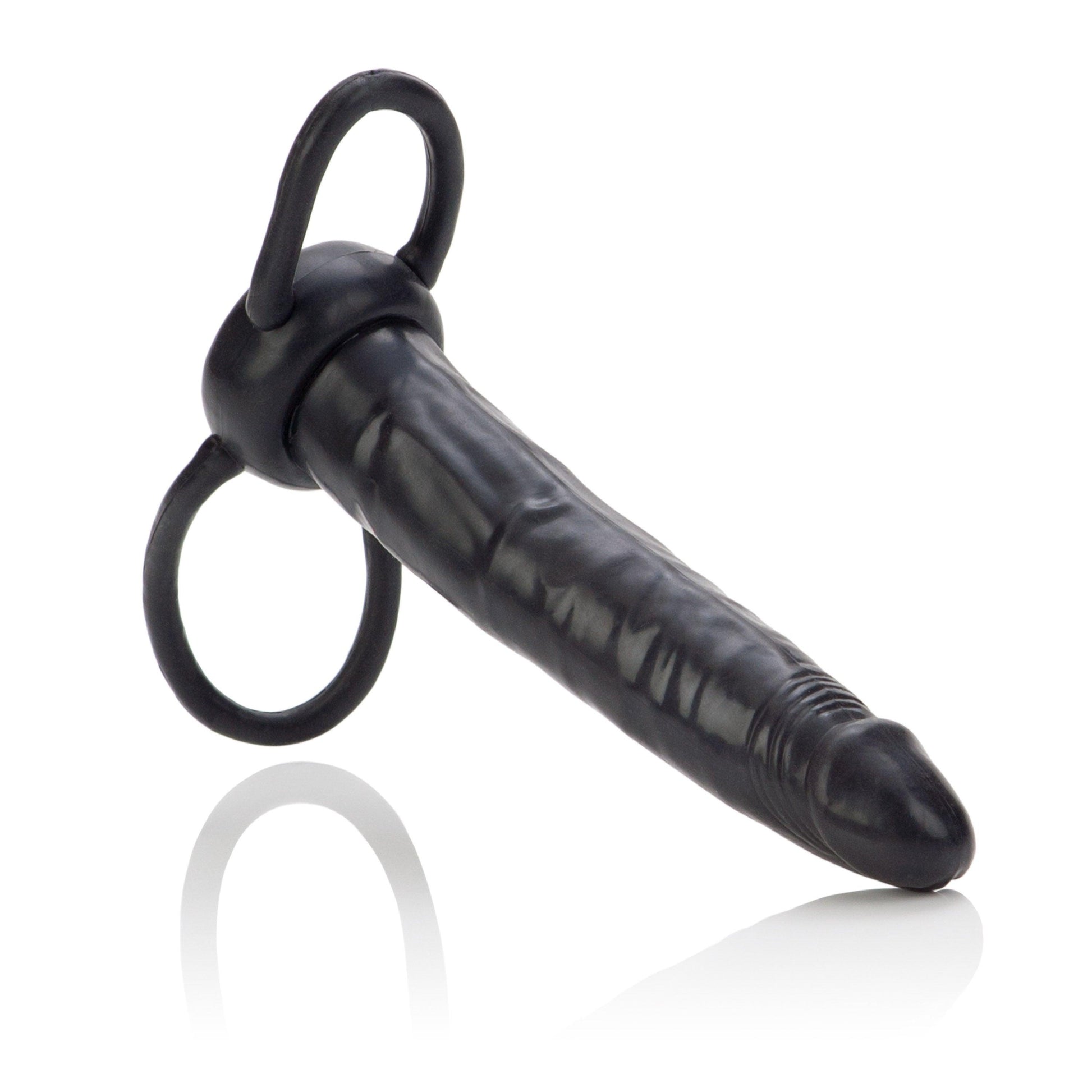 The Accomodator Dual Penetrator - Black - Love It Wet