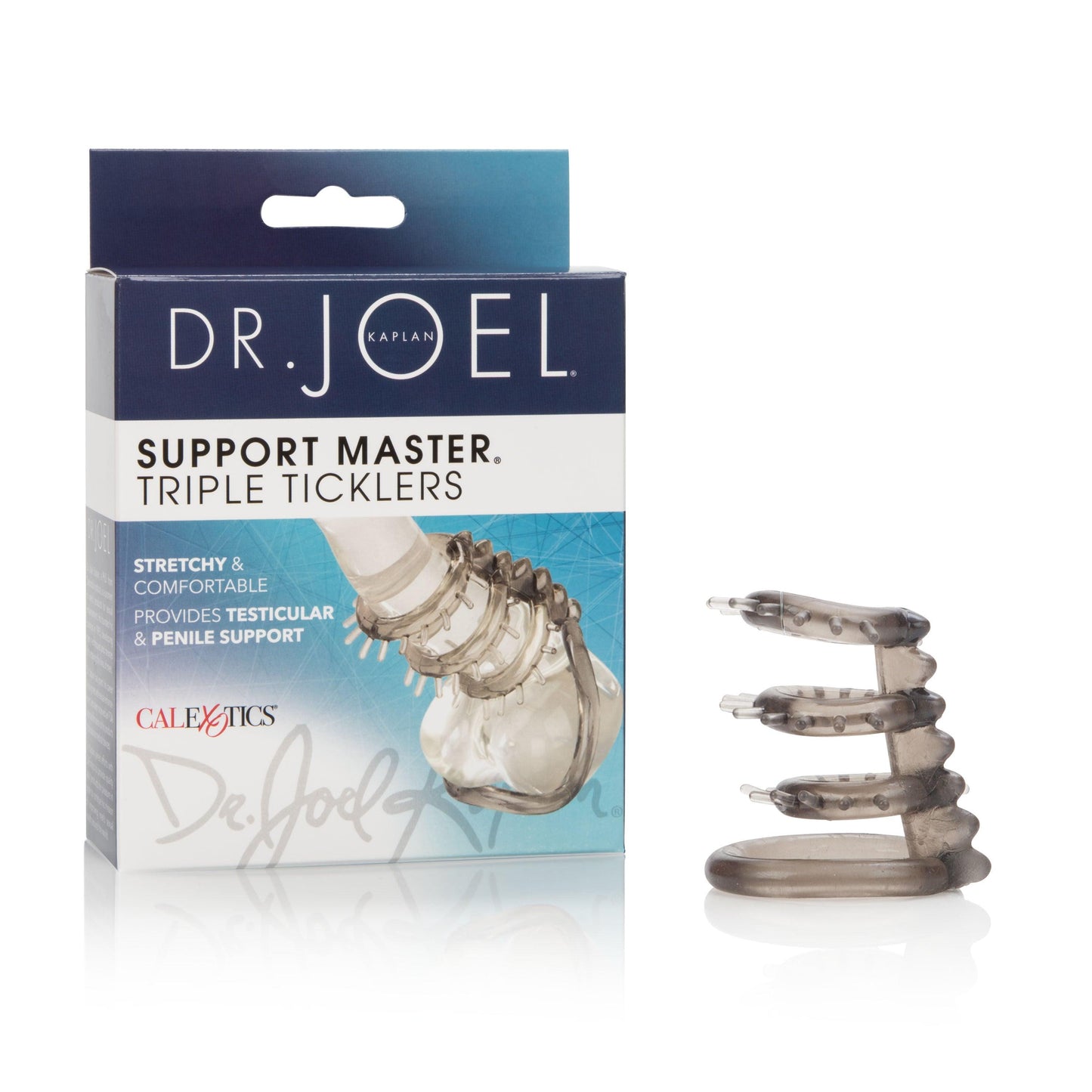 Dr. Joel Kaplan Support Master Triple Ticklers - Smoke - Love It Wet