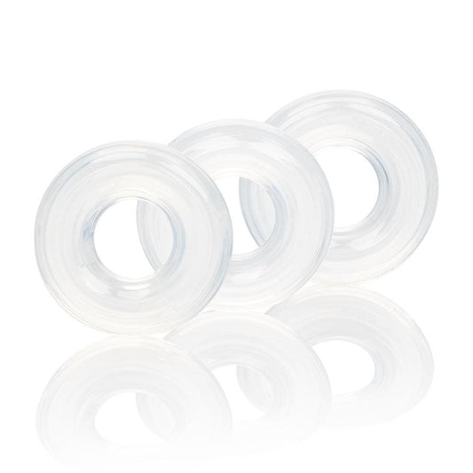 Set of 3 Silicone Stacker Rings - Love It Wet