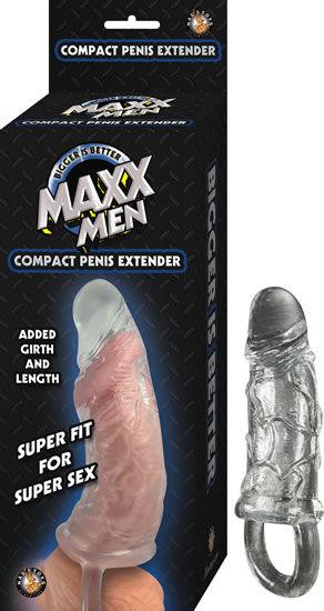 Maxx Men Compact Penis Sleeve - Clear - Love It Wet