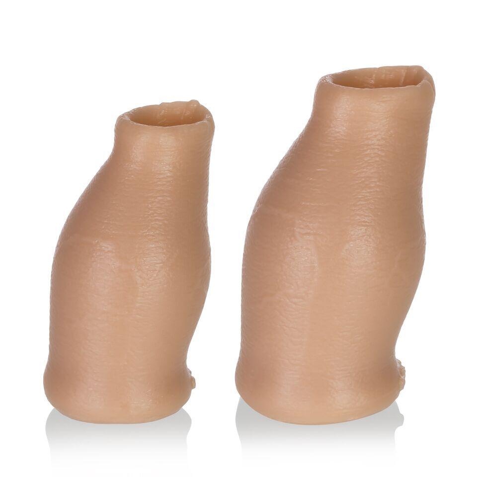 Hood Moreskin Silicone Faux Foreskin - Light Tone - Medium/large - Love It Wet