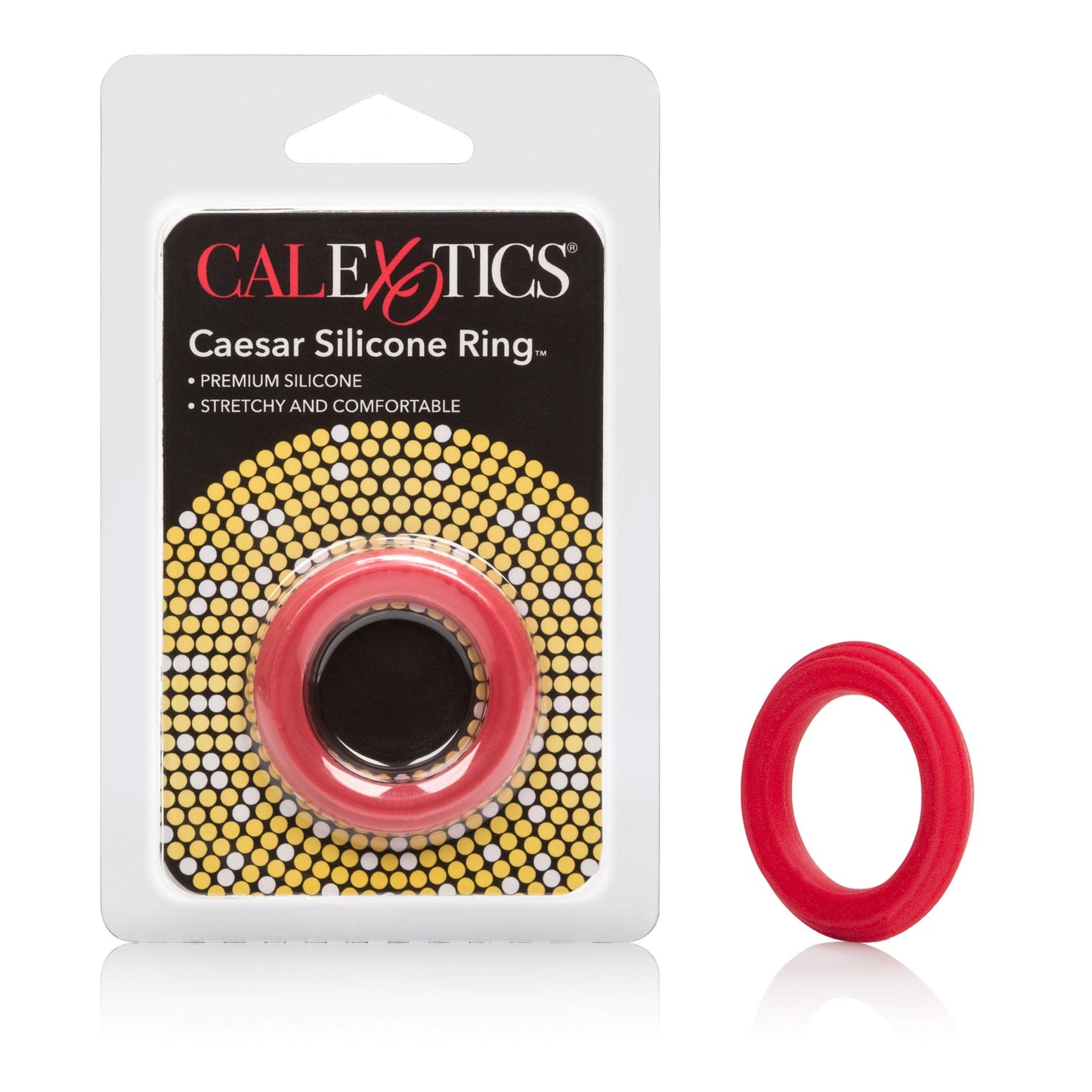 Caesar Silicone Ring - Black - Love It Wet