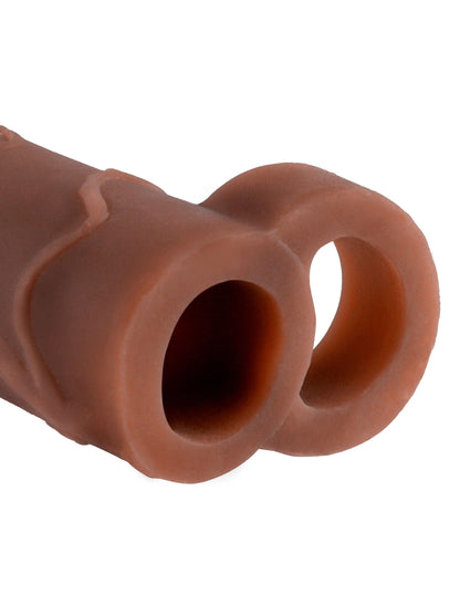 Fantasy X-Tensions Perfect 2-Inch Extension With Ball Strap - Brown - Love It Wet