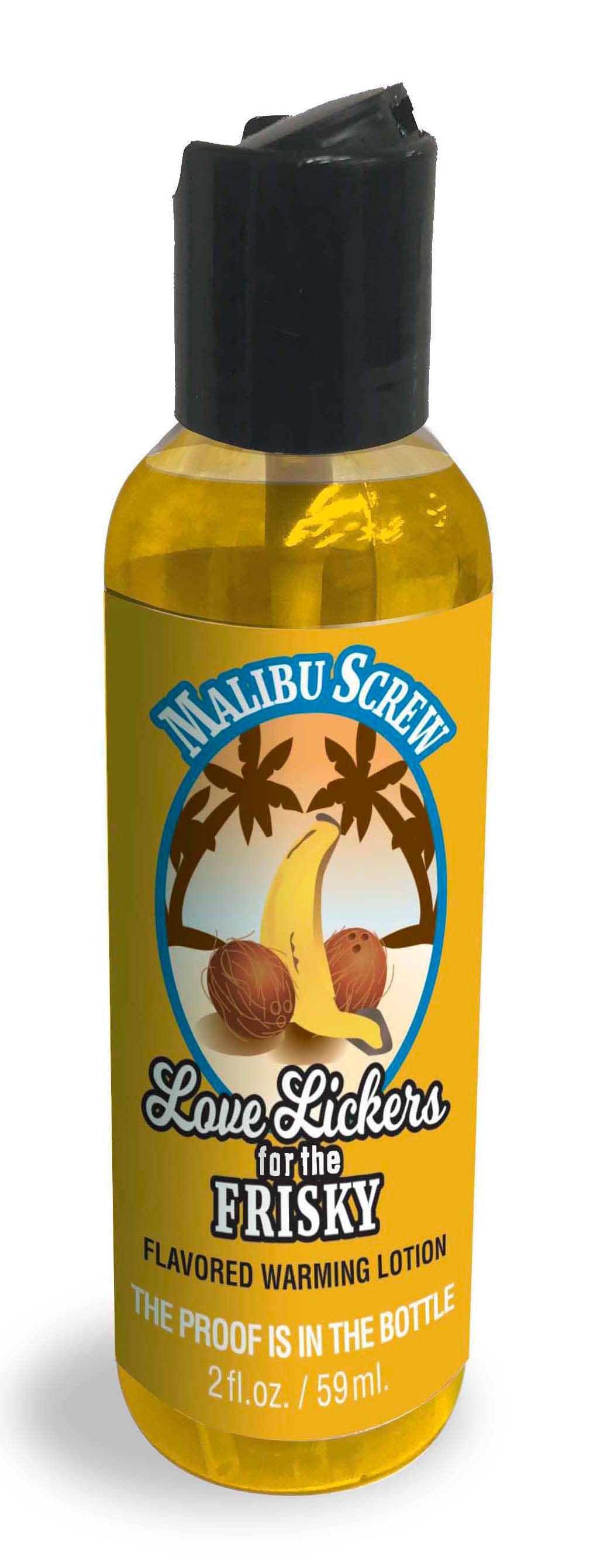 Love Lickers Massage Oil - Fuzzy Navel - 1.76 Fl. Oz. - Love It Wet