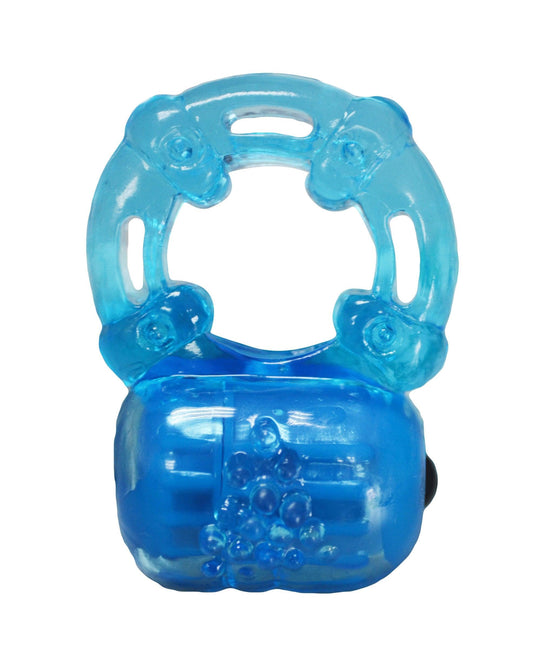 Reuseable Cock Ring - Blue - Love It Wet