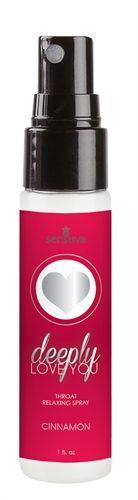 Deeply Love You Throat Relaxing Spray - Salted Caramel - 1 Fl. Oz. - Love It Wet