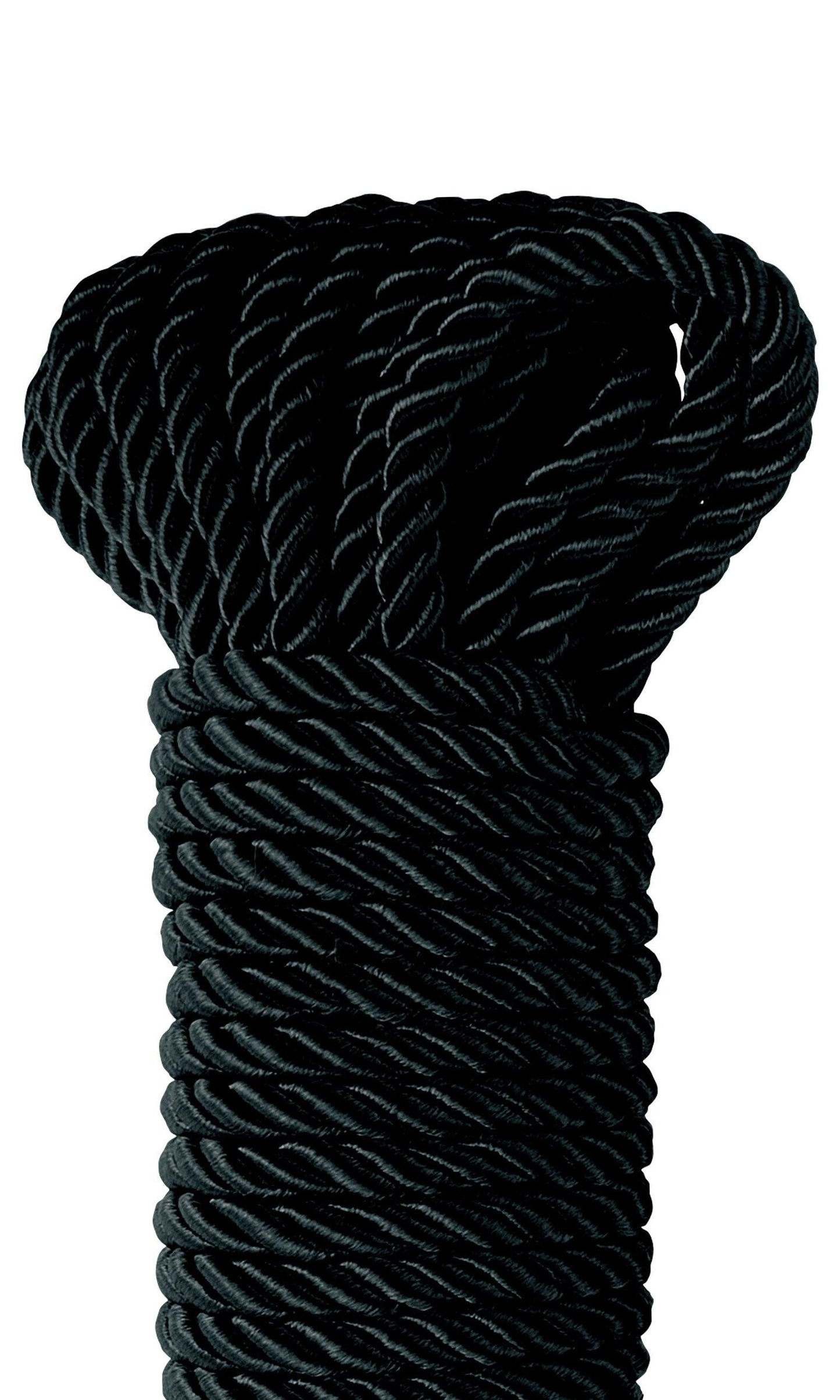 Fetish Fantasy Series Deluxe Silky Rope - Black - Love It Wet