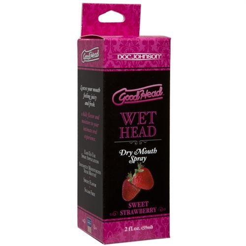 Good Head Wet Head 2 Oz - Sweet Strawberry - Love It Wet