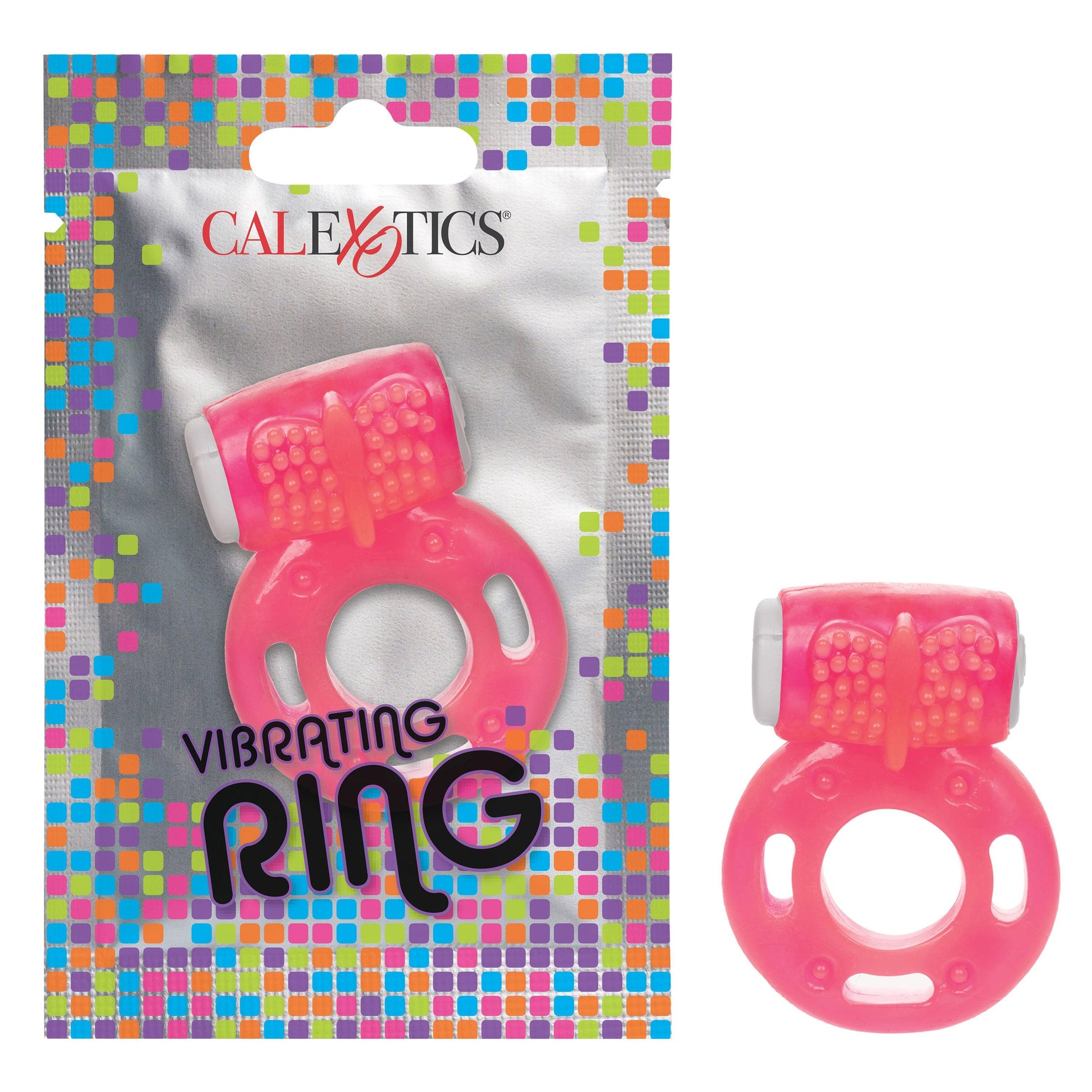 Foil Pack Vibrating Ring - Pink - Love It Wet