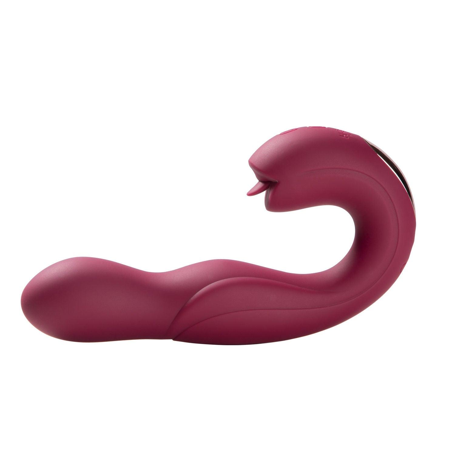 Joi Pro - Remote Control G-Spot and Clit Stimulator - Maroon - Love It Wet