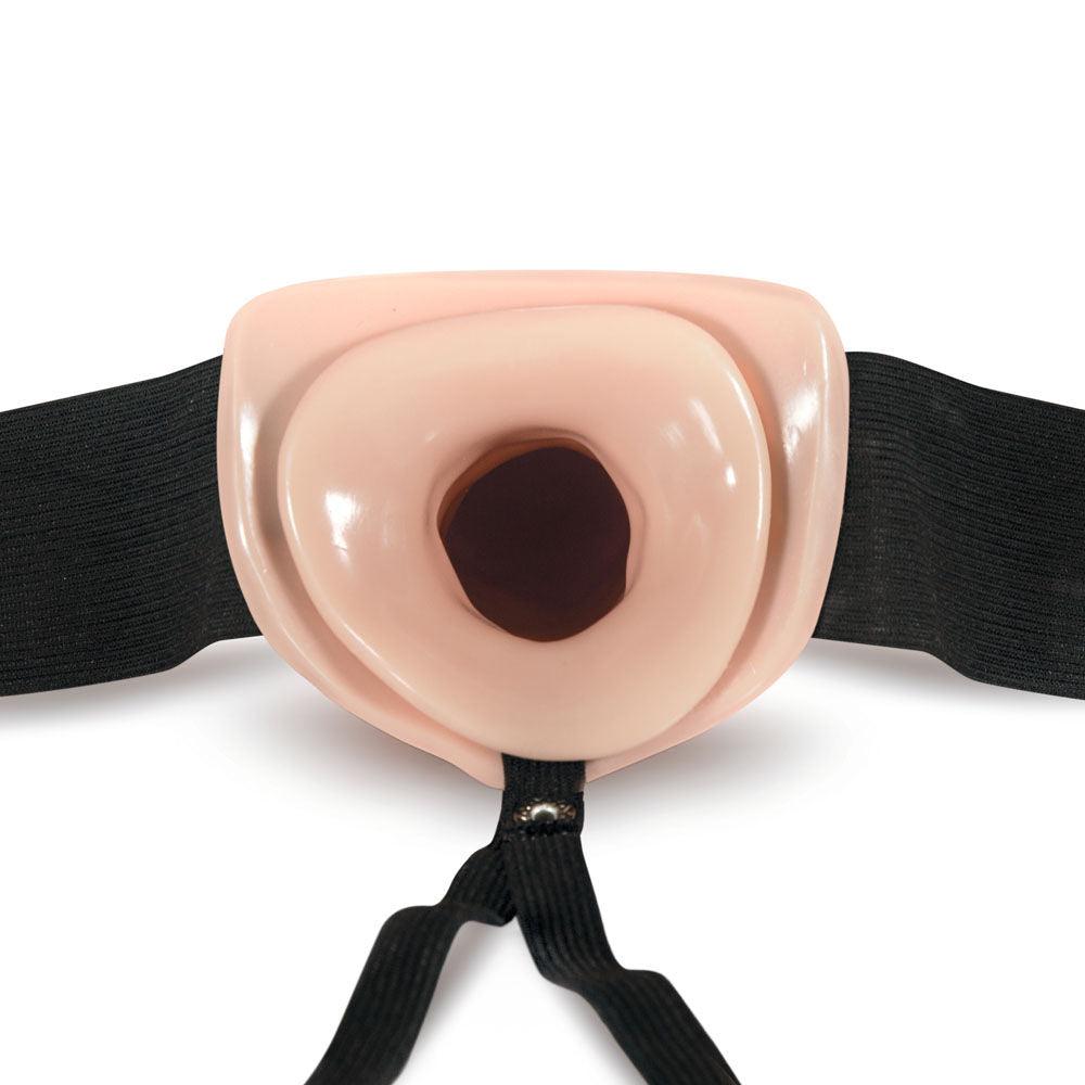 Dr. Skin - 6 Inch Hollow Strap on - Vanilla - Love It Wet