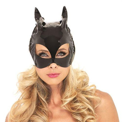 Vinyl Cat Mask - Black - Love It Wet