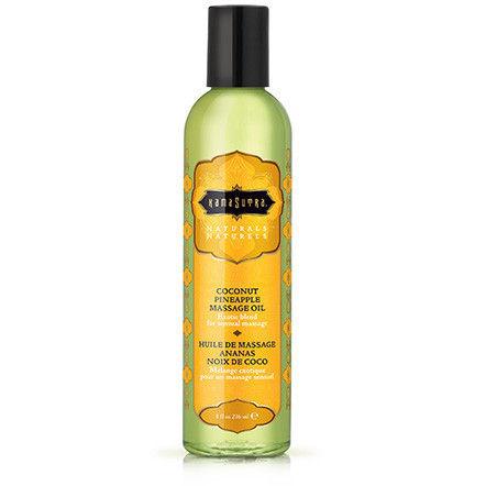 Naturals Massage Oil - Coconut Pineapple 8 Fl Oz - Love It Wet